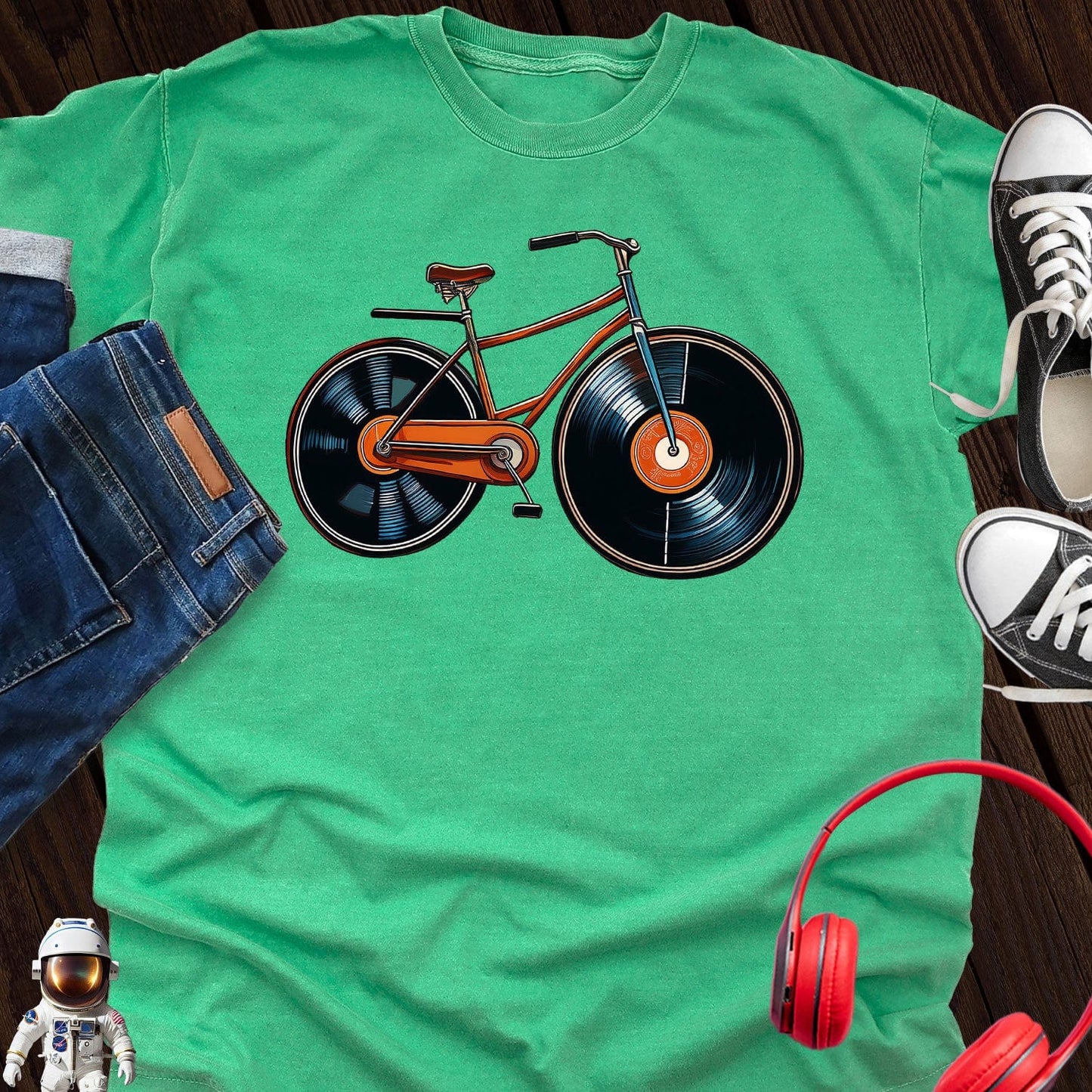 Vinyl Bicycle T-Shirt