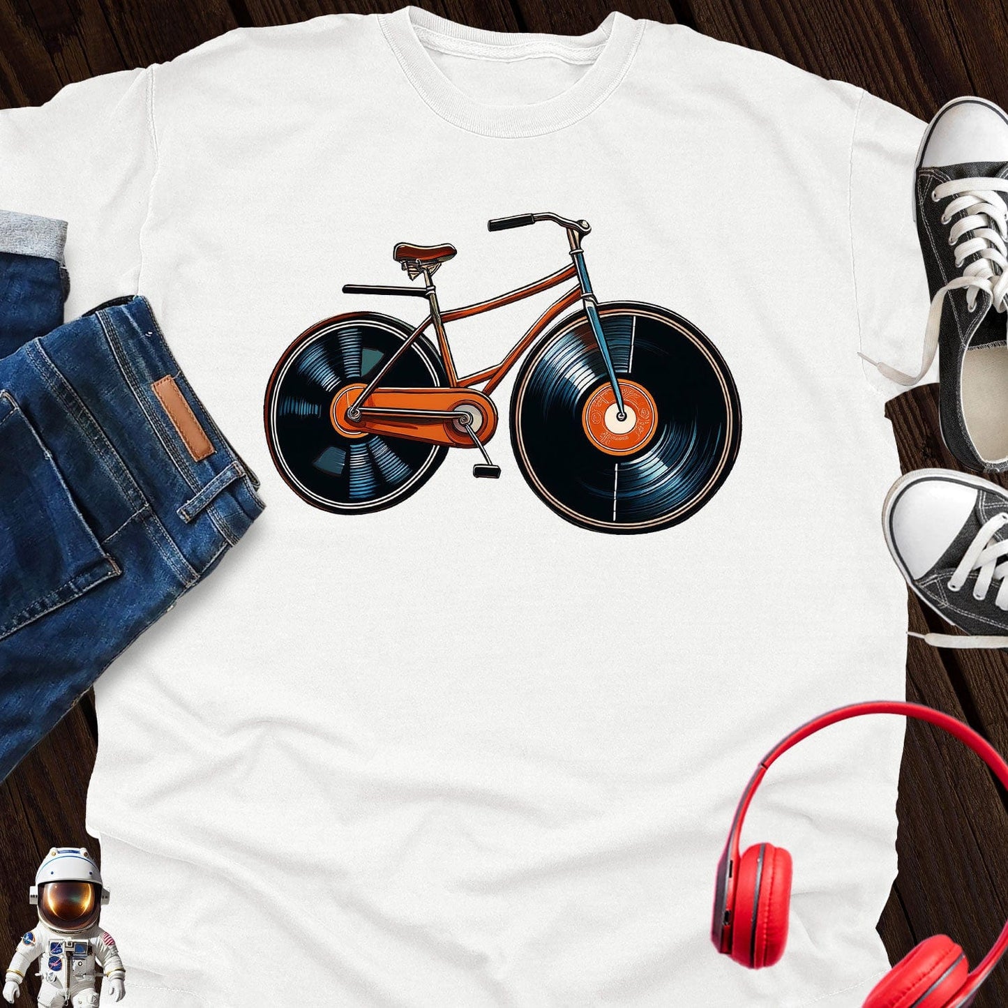 Vinyl Bicycle T-Shirt