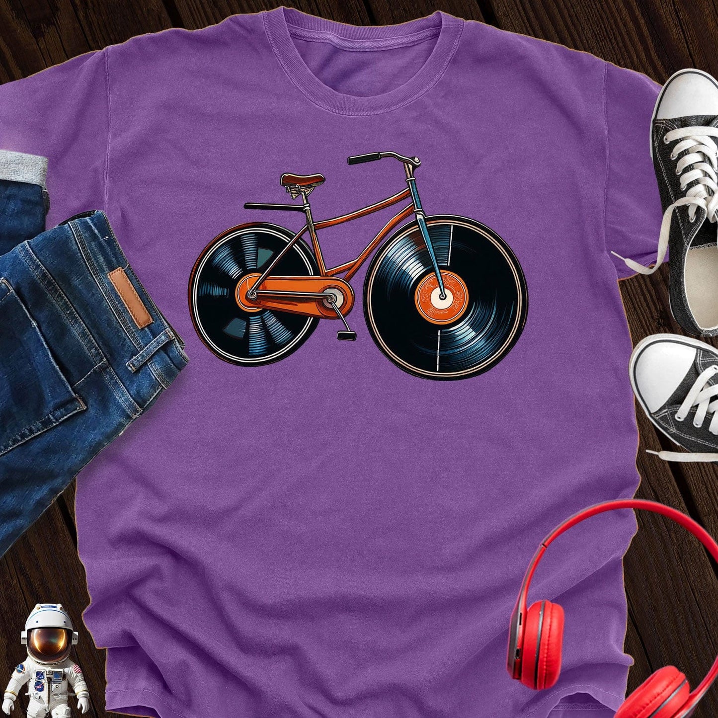 Vinyl Bicycle T-Shirt