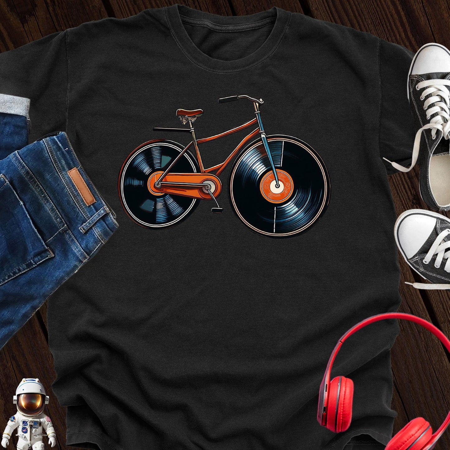 Vinyl Bicycle T-Shirt