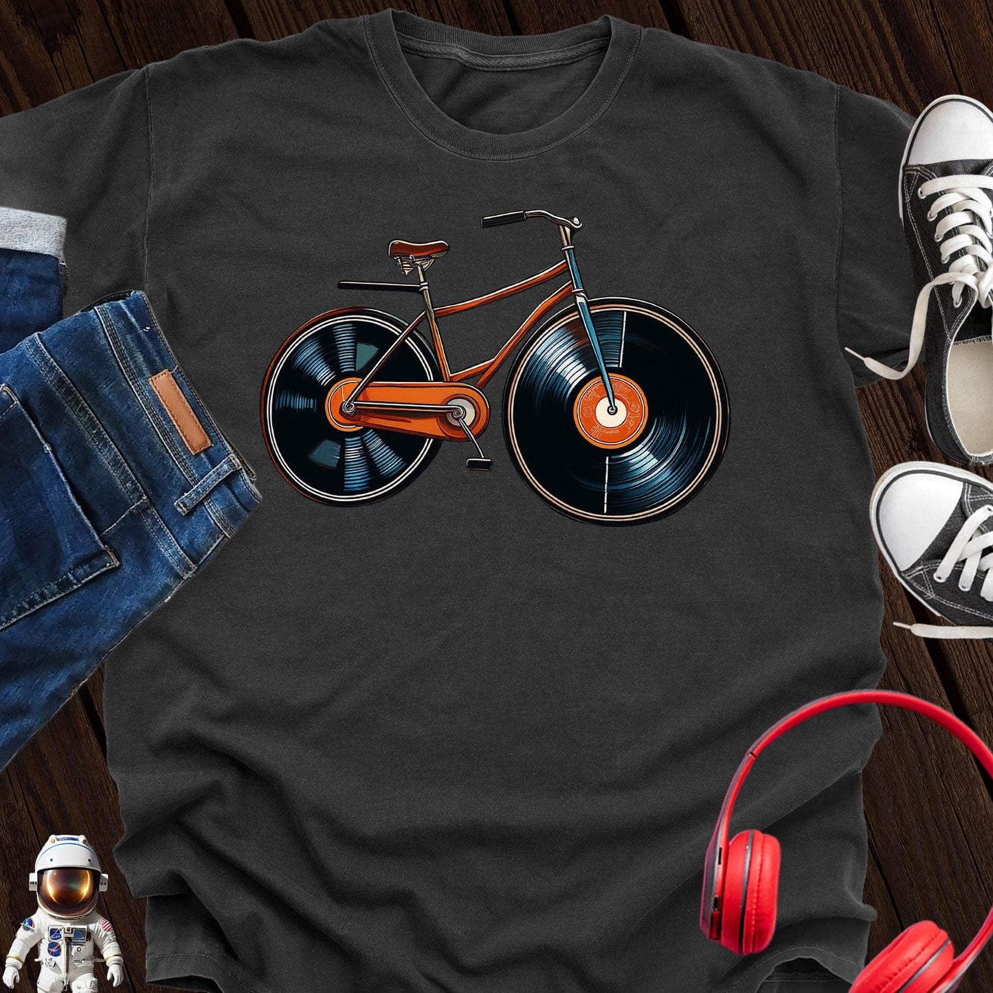 Vinyl Bicycle T-Shirt