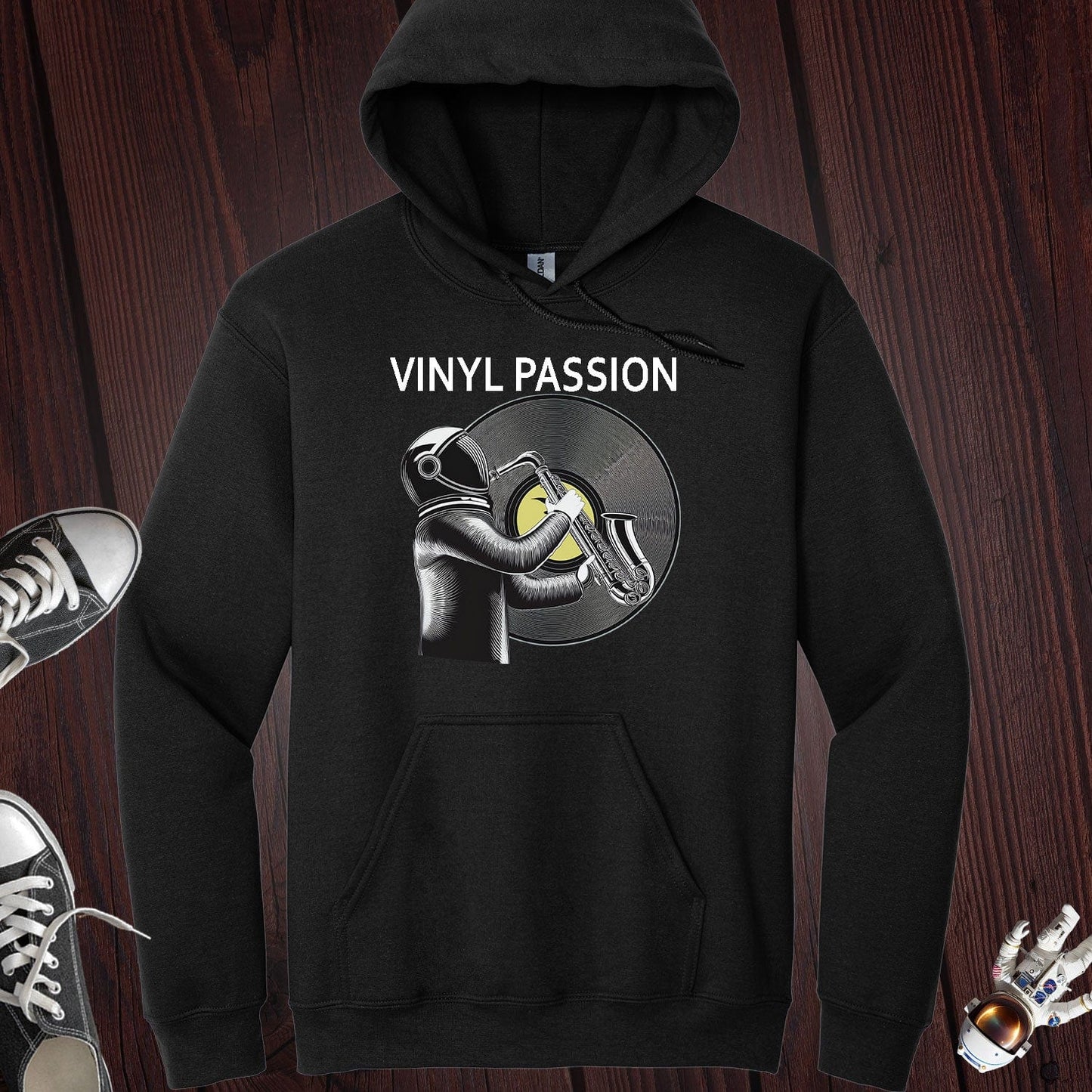 Vinyl Saxo Passion Hoodie