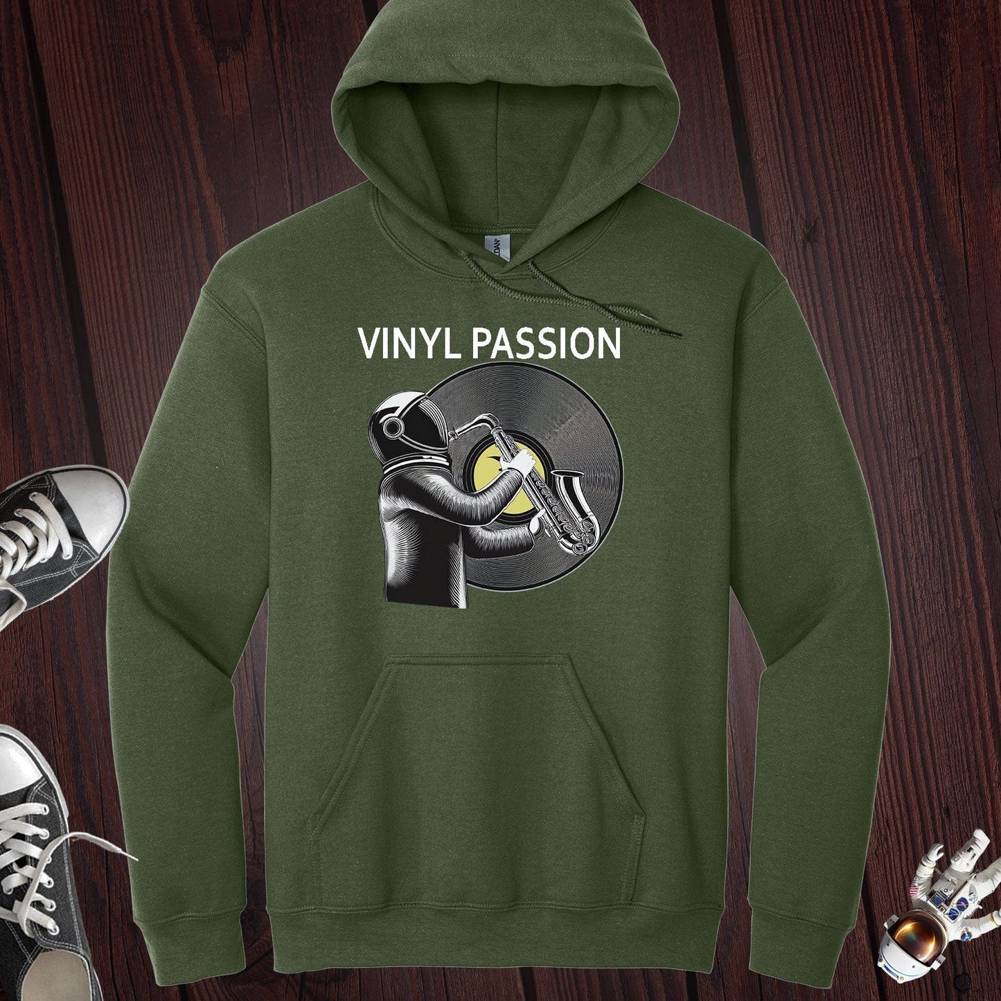 Vinyl Saxo Passion Hoodie