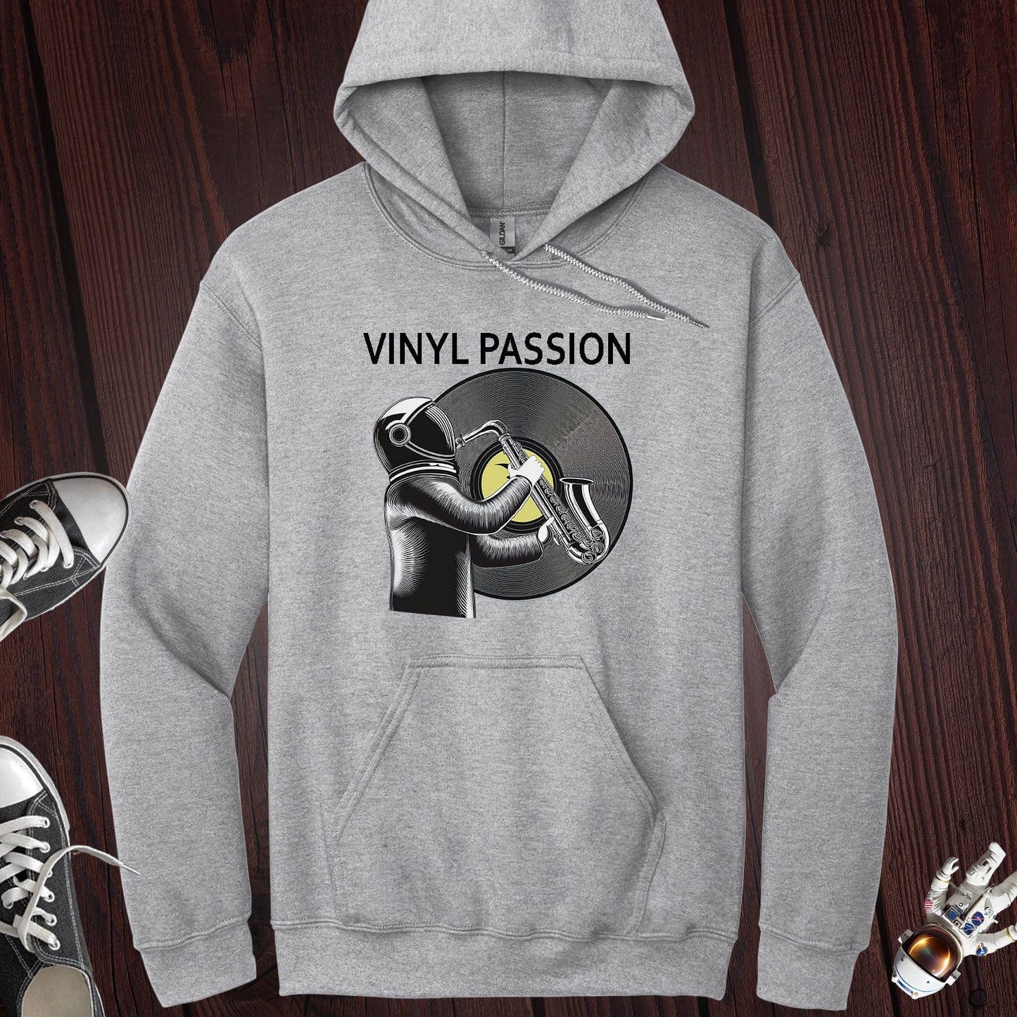 Vinyl Saxo Passion Hoodie