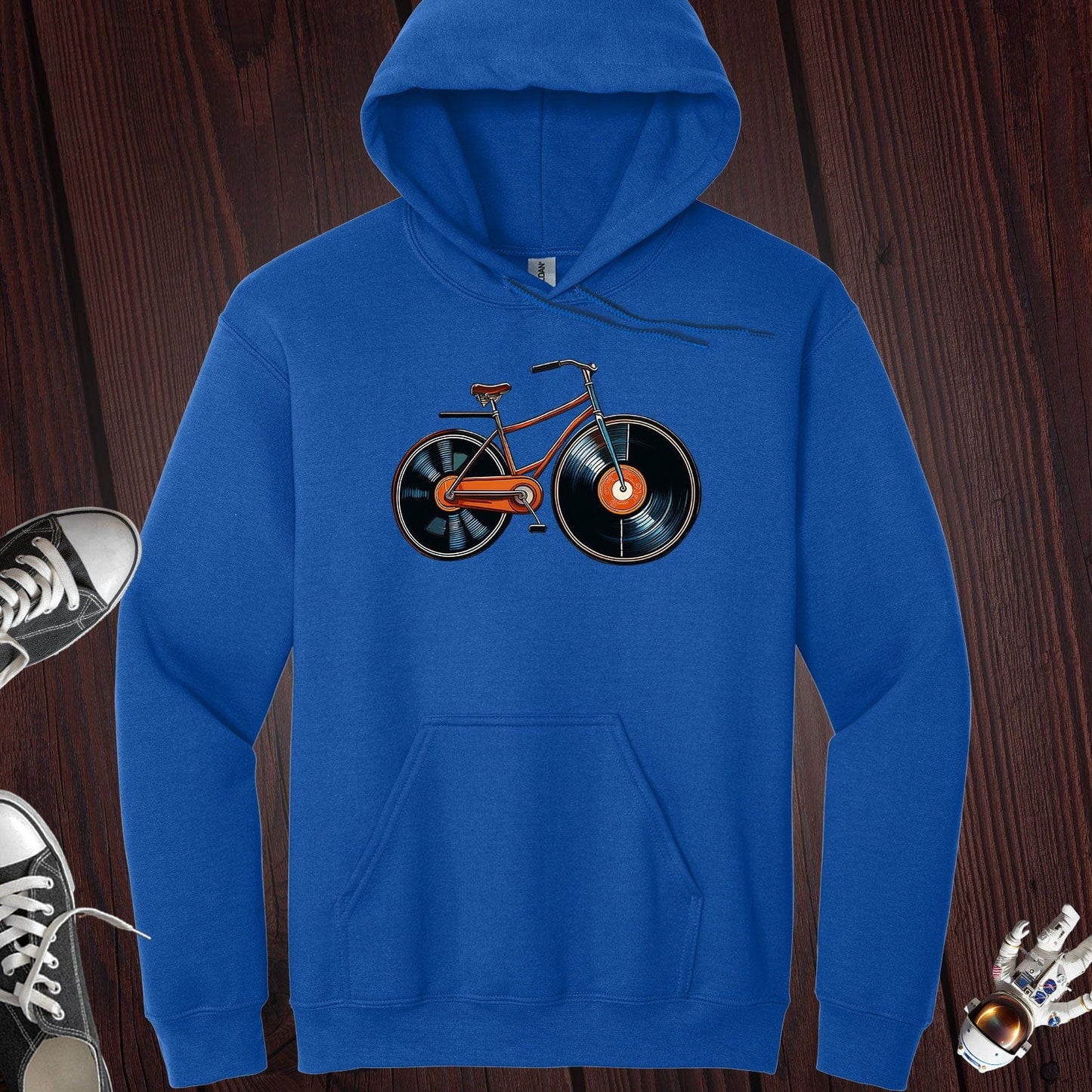 Vinyl Bicycle Hoodie