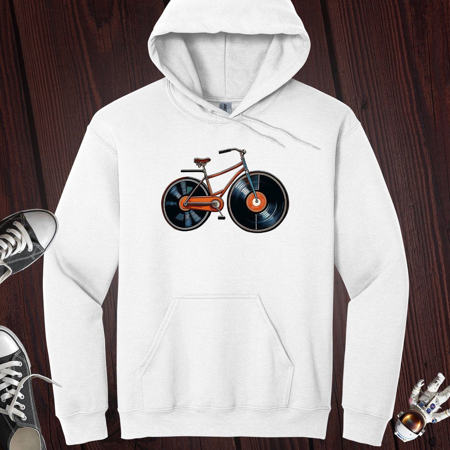 Vinyl Bicycle Hoodie