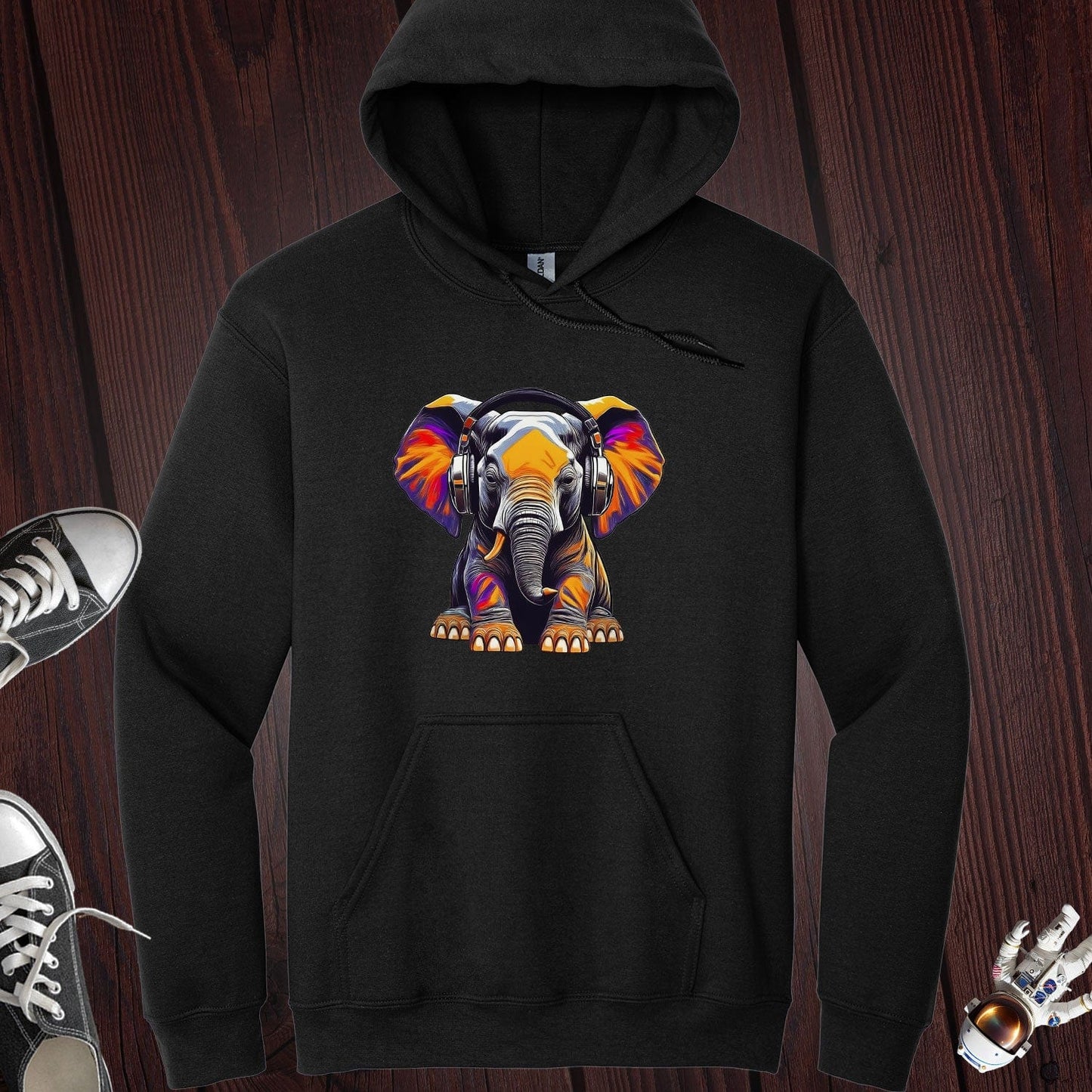 Elephant Headphones Hoodie