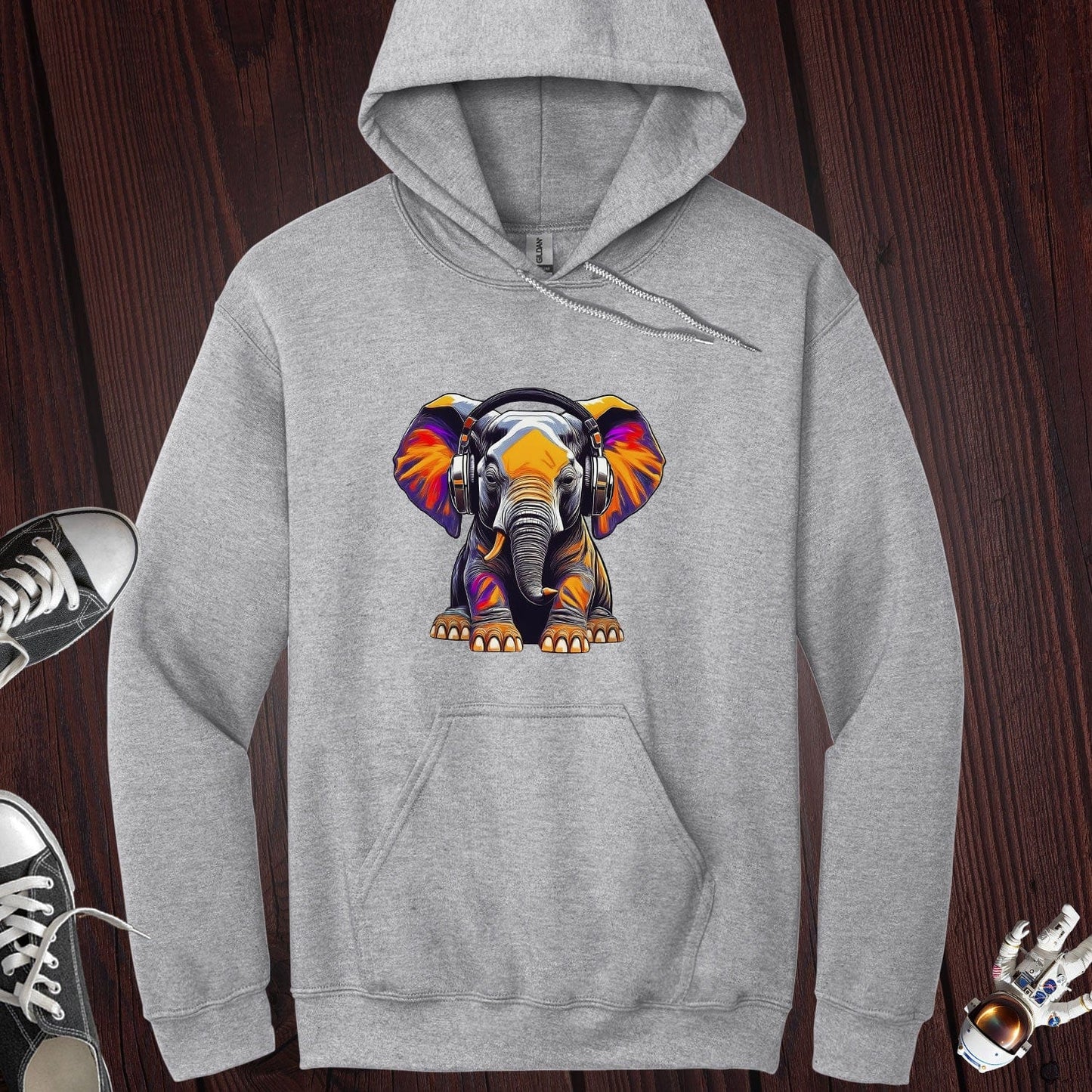 Elephant Headphones Hoodie