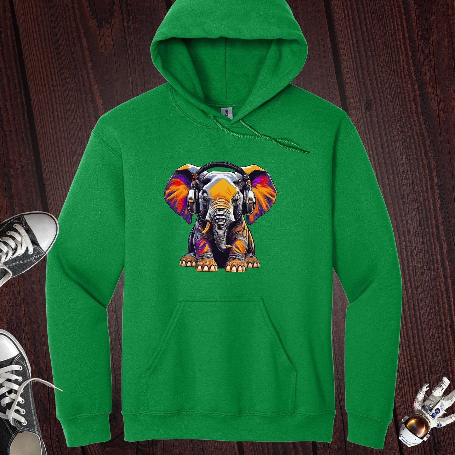 Elephant Headphones Hoodie