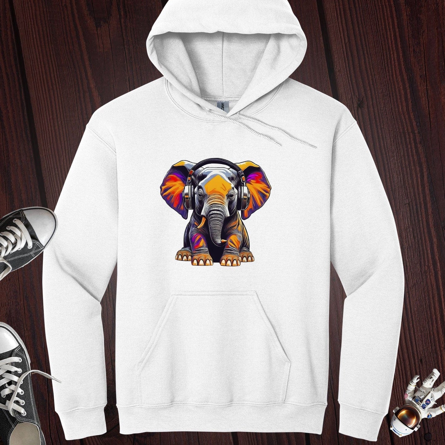 Elephant Headphones Hoodie