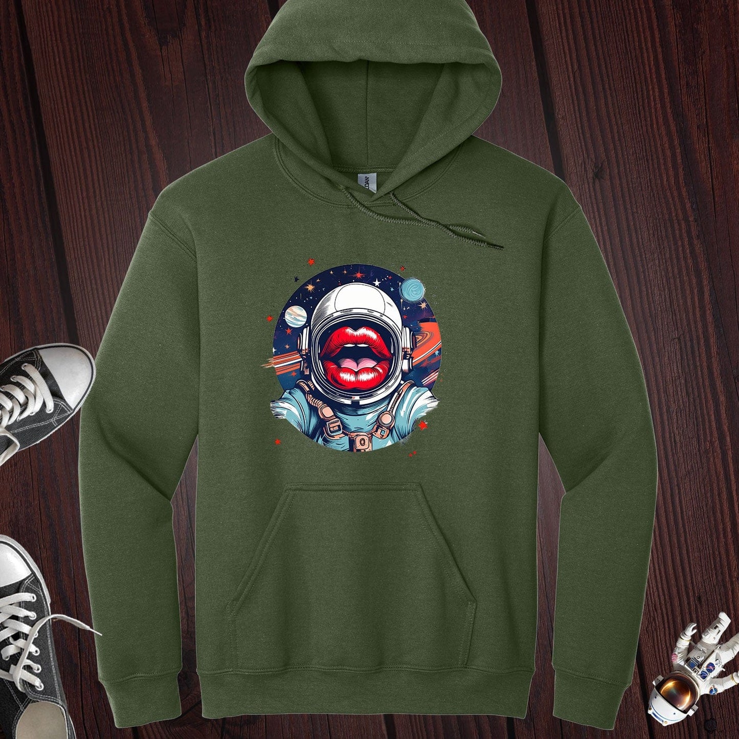 Astronaut Lips Hoodie