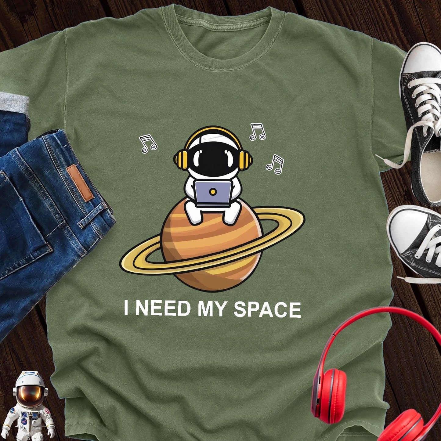 I Need My Space Music T-Shirt