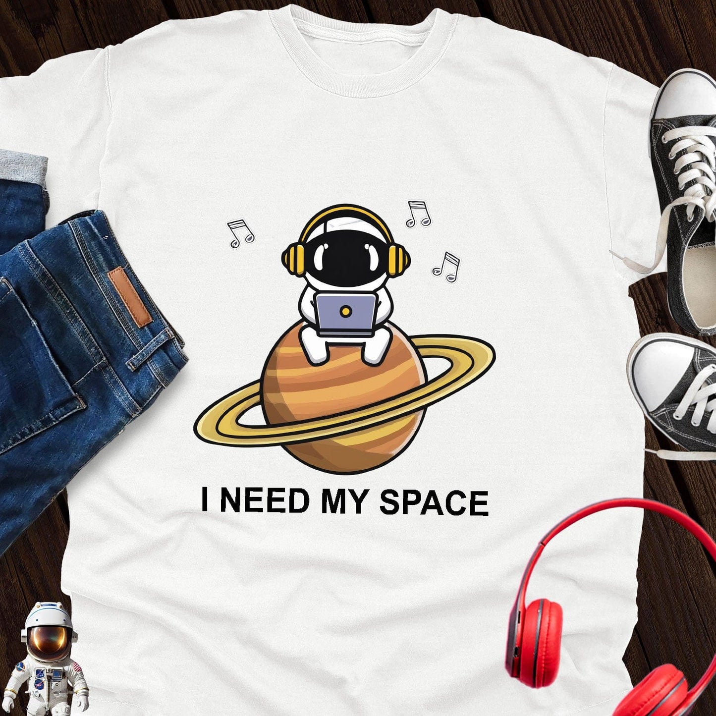 I Need My Space Music T-Shirt