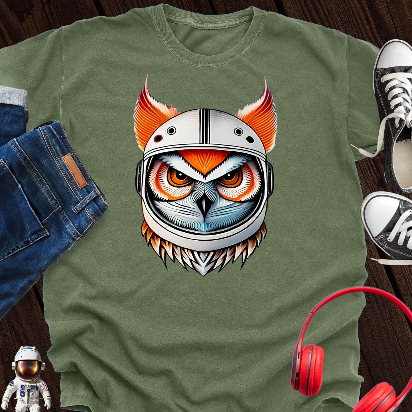 Wise Space Owl T-Shirt