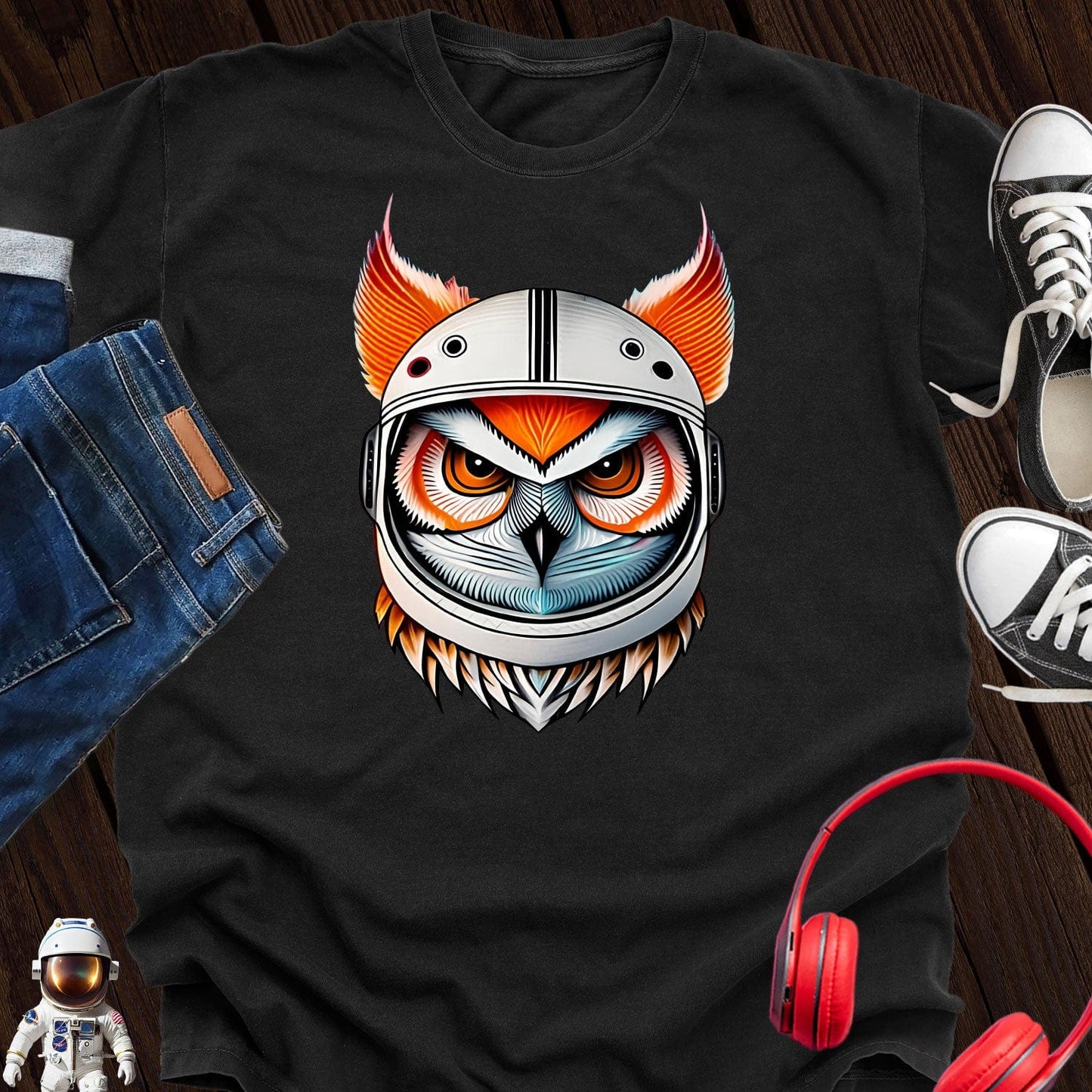 Wise Space Owl T-Shirt